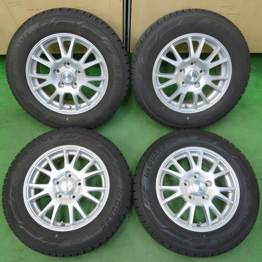 バリ溝！21年！キレイ！8.5分★スタッドレス 195/65R15 ヨコハマ アイスガード iG60 VTO 社外 アルミ PCD114.3/5H★4112606イス