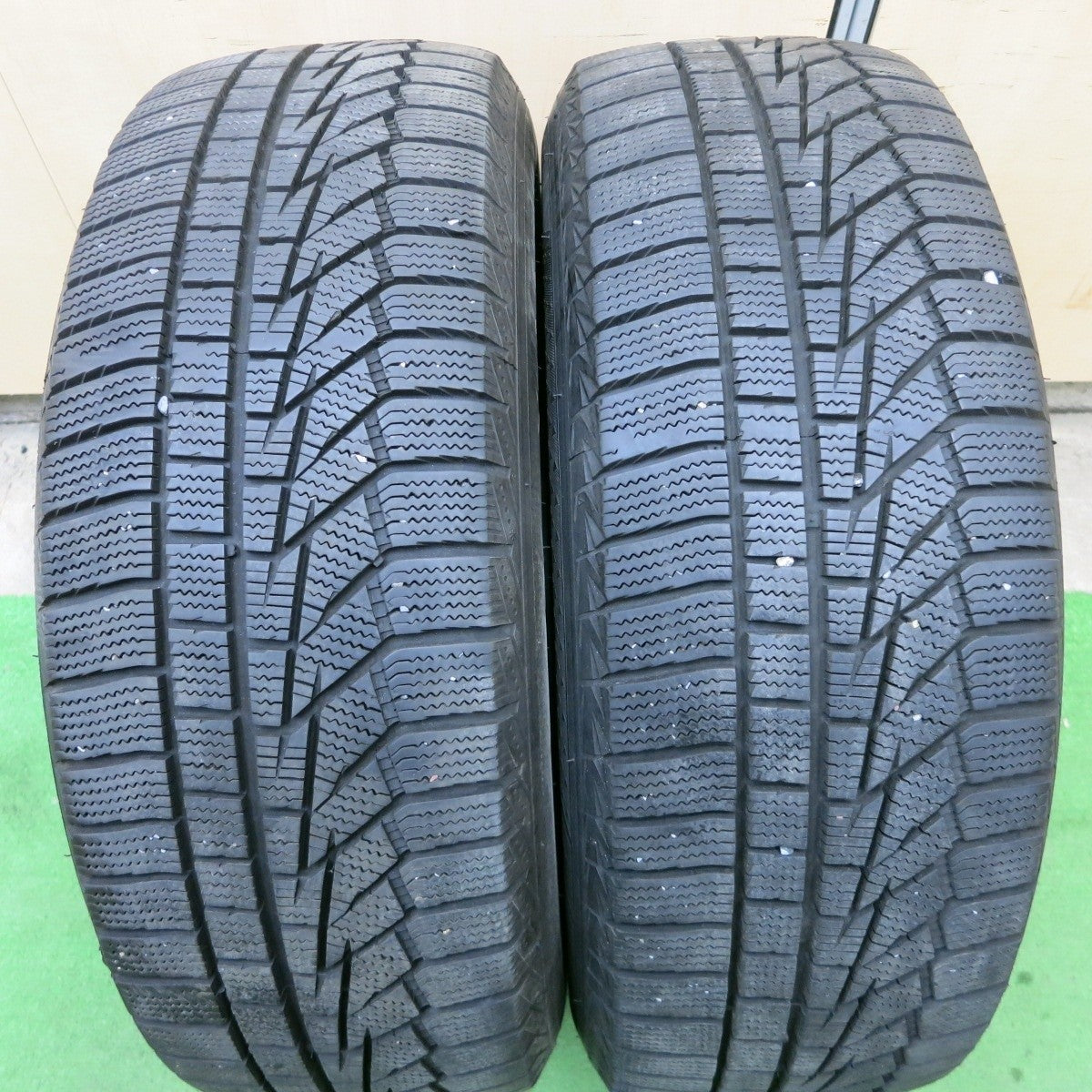 バリ溝！9分！2本★スタッドレス 205/60R16 ハンコック ウインター アイセプト IZ2A スチール ホイール 16インチ PCD114.3/5H★5021201ナス