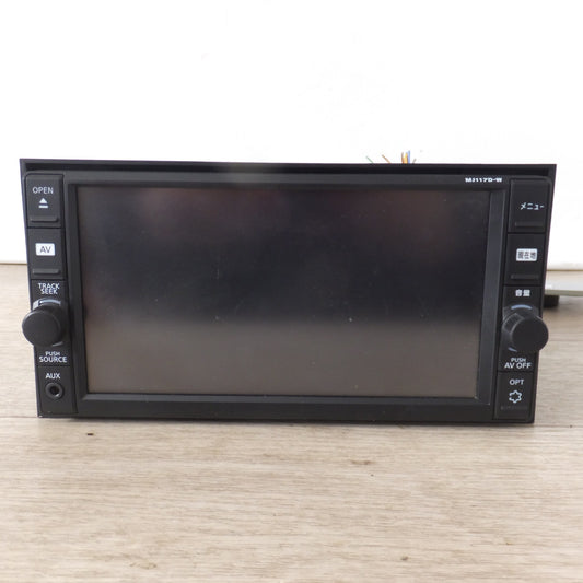 [送料無料] ジャンク★ケンウッド製 日産 純正 オリジナルナビゲーション MJ117D-W MJ117DWPN(9)★