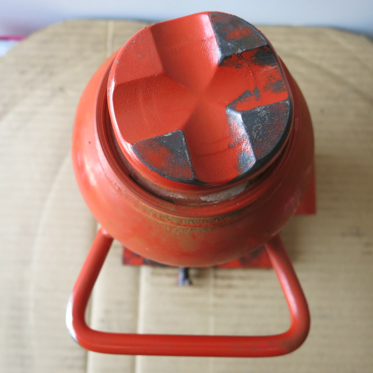 [送料無料] ◆マサダ 油圧 ジャッキ HP-15N 工具 15TON 15ton 15トン 15000kg 油圧式 オイル だるま ダルマ 車載 自動車 点検 整備 現状品⑨◆