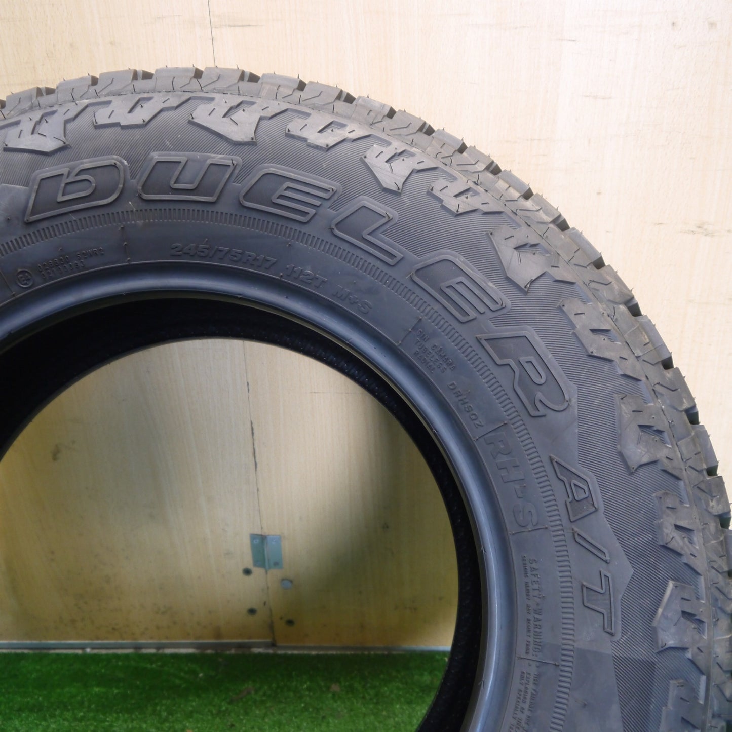 新車外し！1本★245/75R17 ブリヂストン デューラー A/T RH-S DUELER タイヤ 17インチ ジープ ラングラー 等★6071305Hノタ