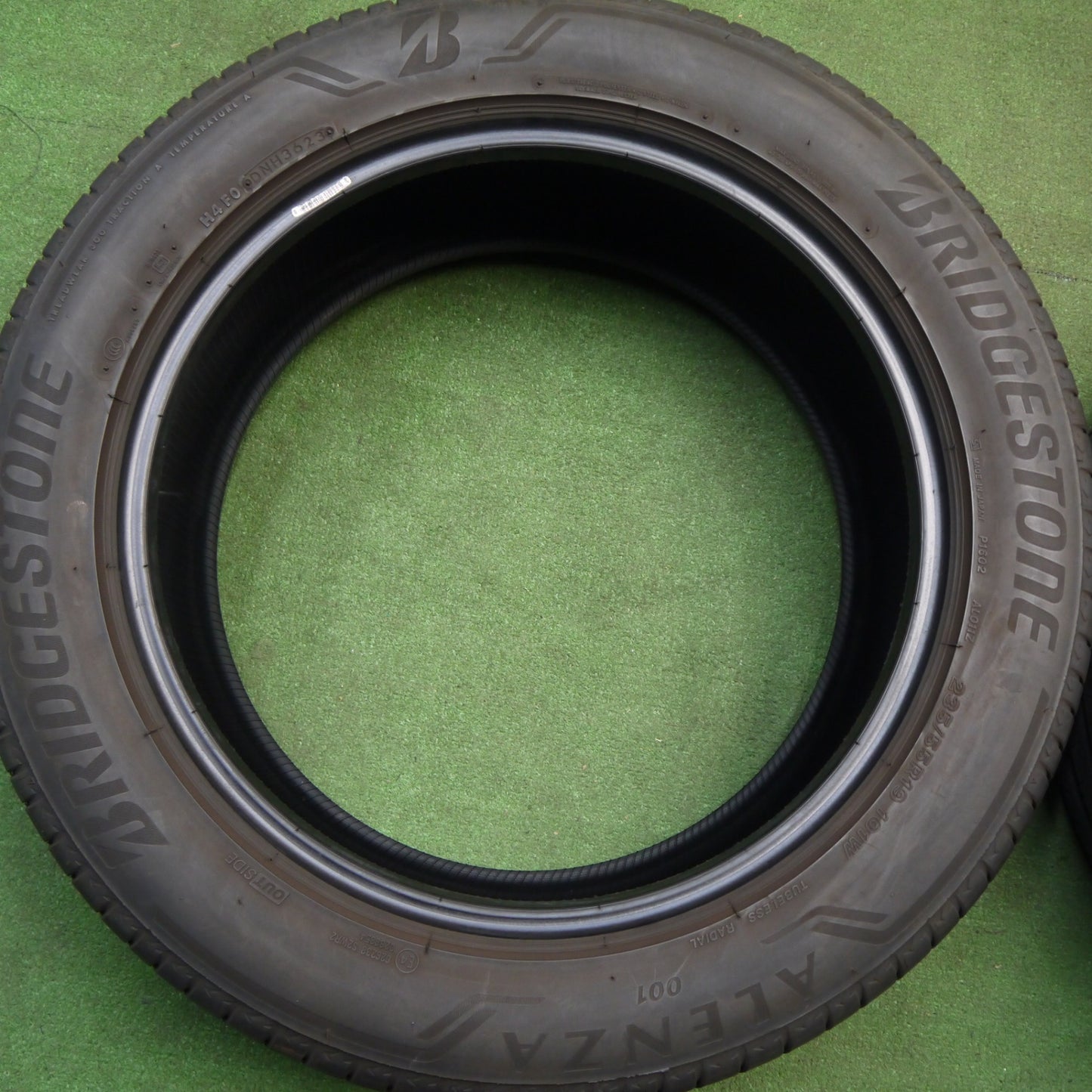 バリ溝！23年！9分★235/55R19 ブリヂストン アレンザ 001 ALENZA 19インチ タイヤ RAV4 エクストレイル レクサス RX 等★6012801Hノタ
