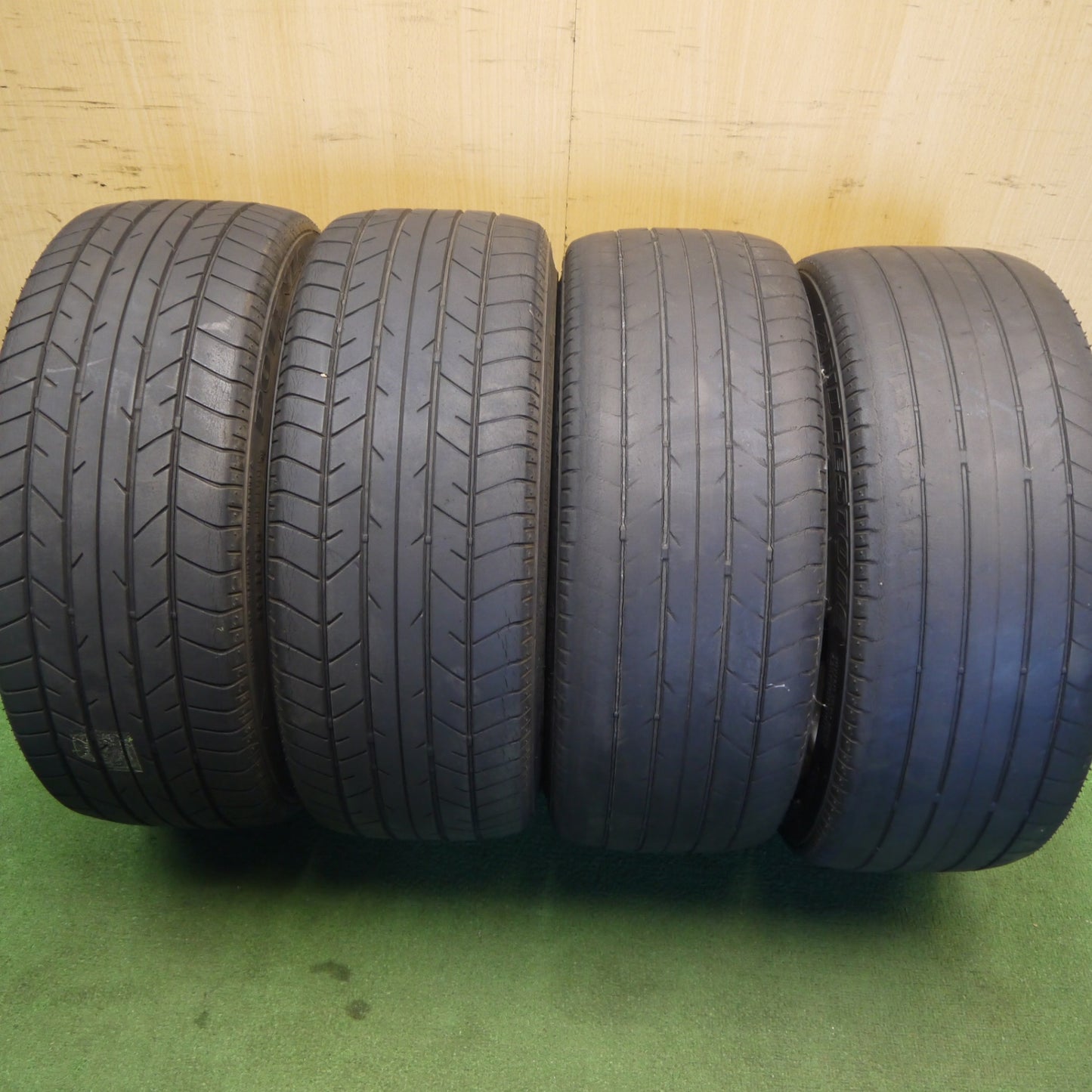 4本価格◎プリウス 86 BRZ 等 SHALLEN LX AME 215/45R17 ブリヂストン ポテンザ RE040 シャレン 17インチ PCD100/5H◎6071010Hノ