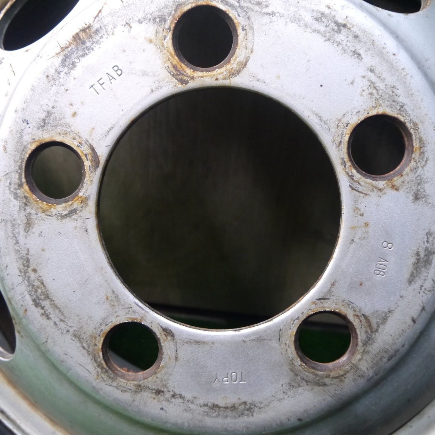 バリ溝！23年！9分！6本★トラック 195/85R16 114/112N スタッドレス ブリヂストン ブリザック W989 TOPY スチール 16インチ PCD203.2/5H★5111201KKス