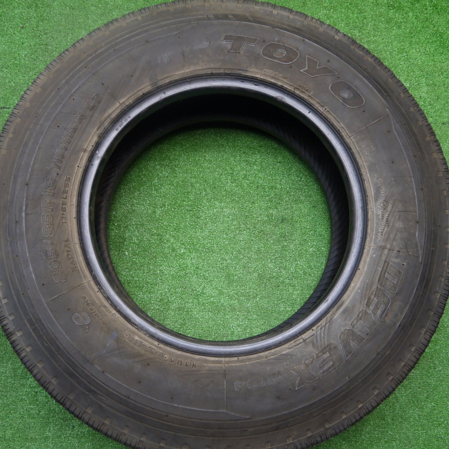 4本価格！21年★トラック タイヤ 205/85R16 117/115N トーヨー デルベックス M134 16インチ★5102404Hノタ