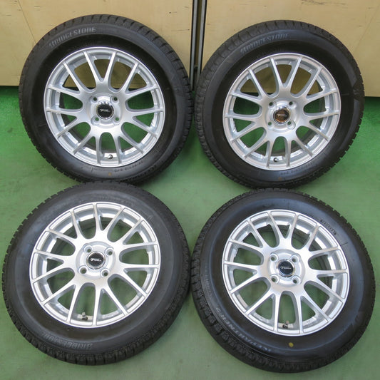 バリ溝！キレイ！ほぼ10分★スタッドレス 185/60R15 ブリヂストン アイスパートナー2 TOPRUN トップラン 15インチ PCD100/4H★6051007イス
