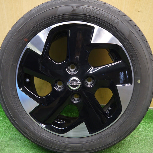 キレイ！1本★日産 デイズ ルークス 純正 155/65R14 ヨコハマ BluEarth-FE AE30 ブルーアース 14インチ PCD100/4H★6021009Hノ