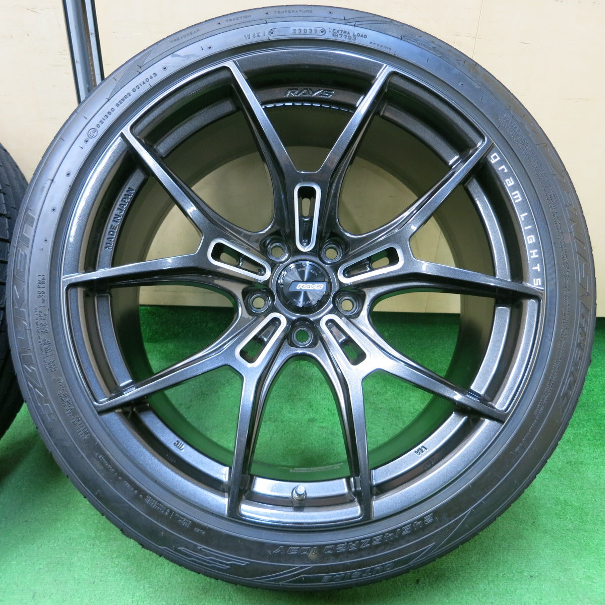*送料無料* キレイ！センサー付★レクサス等 RAYS gram LIGHTS GL-57FXZ 245/45R20 275/40R20 ファルケン FK510 レイズ PCD120/5H★4031508イノ