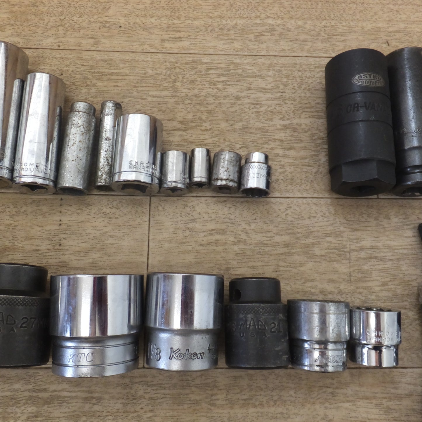 [送料無料] ★ソケット 各種 セット　KTC ALLEN ASTROPRODUCTS MAC Koken  MIRRORTOOL VESSEL proside など★