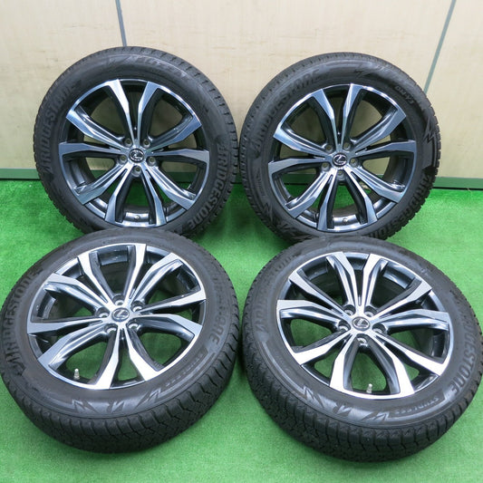 [送料無料] センサー付 21年★レクサス RX バージョンL 純正 235/55R20 スタッドレス ブリヂストン ブリザック DM-V3 20インチ PCD114.3/5H★4111201HAス