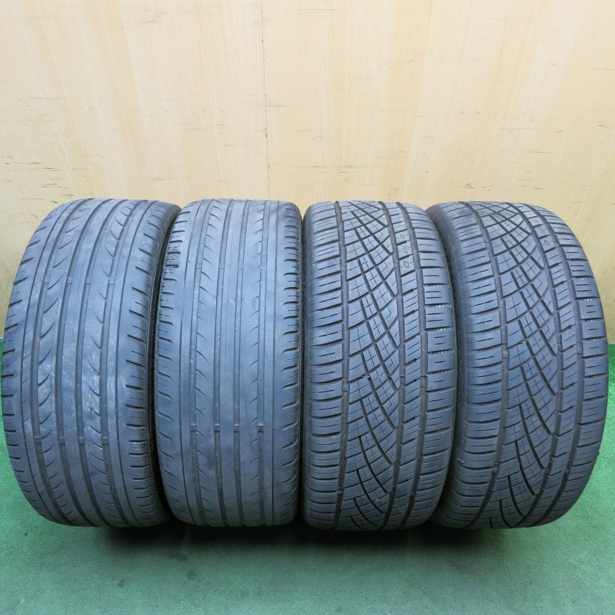 バリ溝！23年！9.5分◎アウディ A7 純正 255/40R19 ナンカン NOBLE SPORT NS-20 コンチネンタル エクストリームコンタクト DWS06 プラス 19インチ PCD112/5H◎6072505HAノ