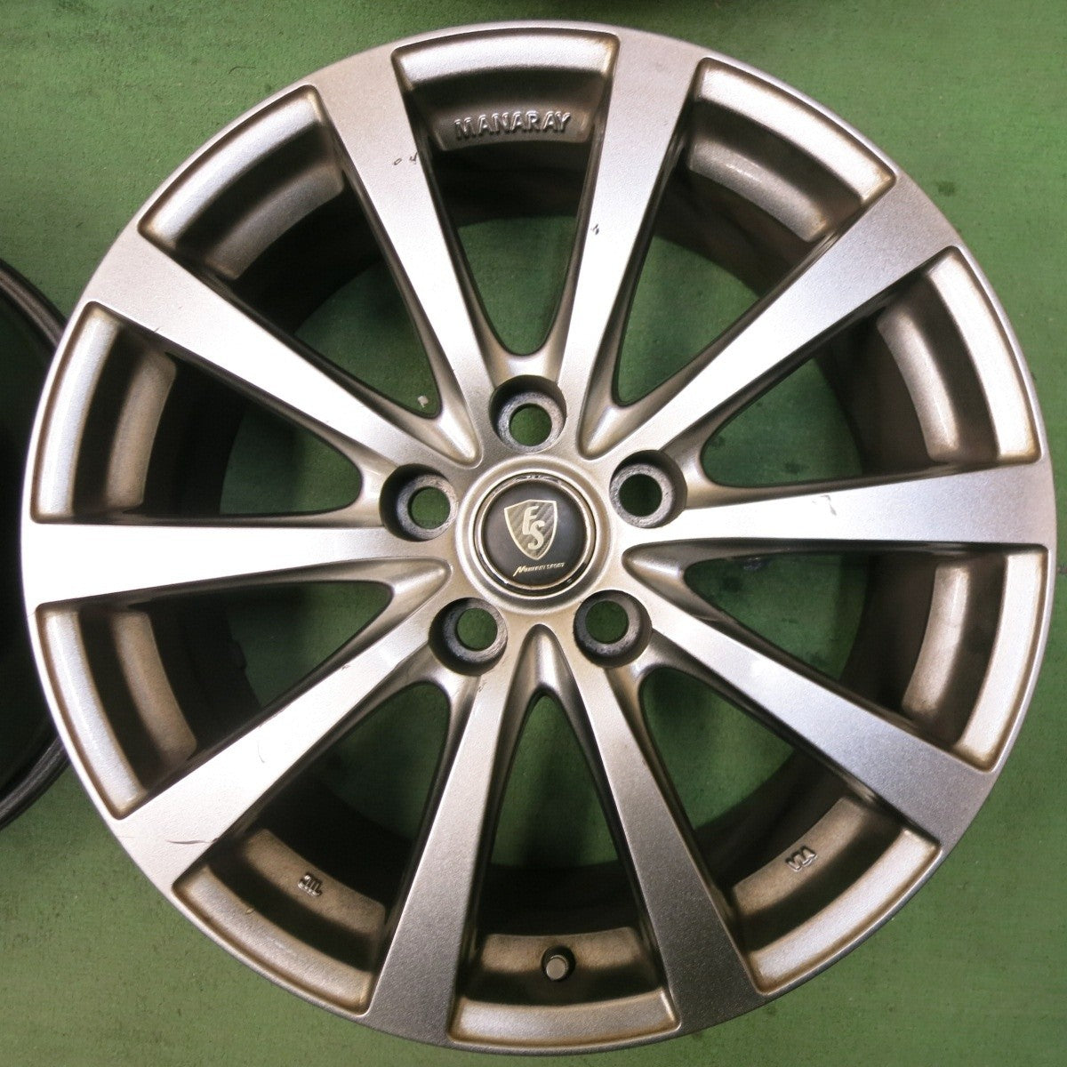 4本価格★レクサス 等 MANARAY SPORT マナレイスポーツ 18インチ ホイール 18×8J PCD120/5H★5021002SYホ