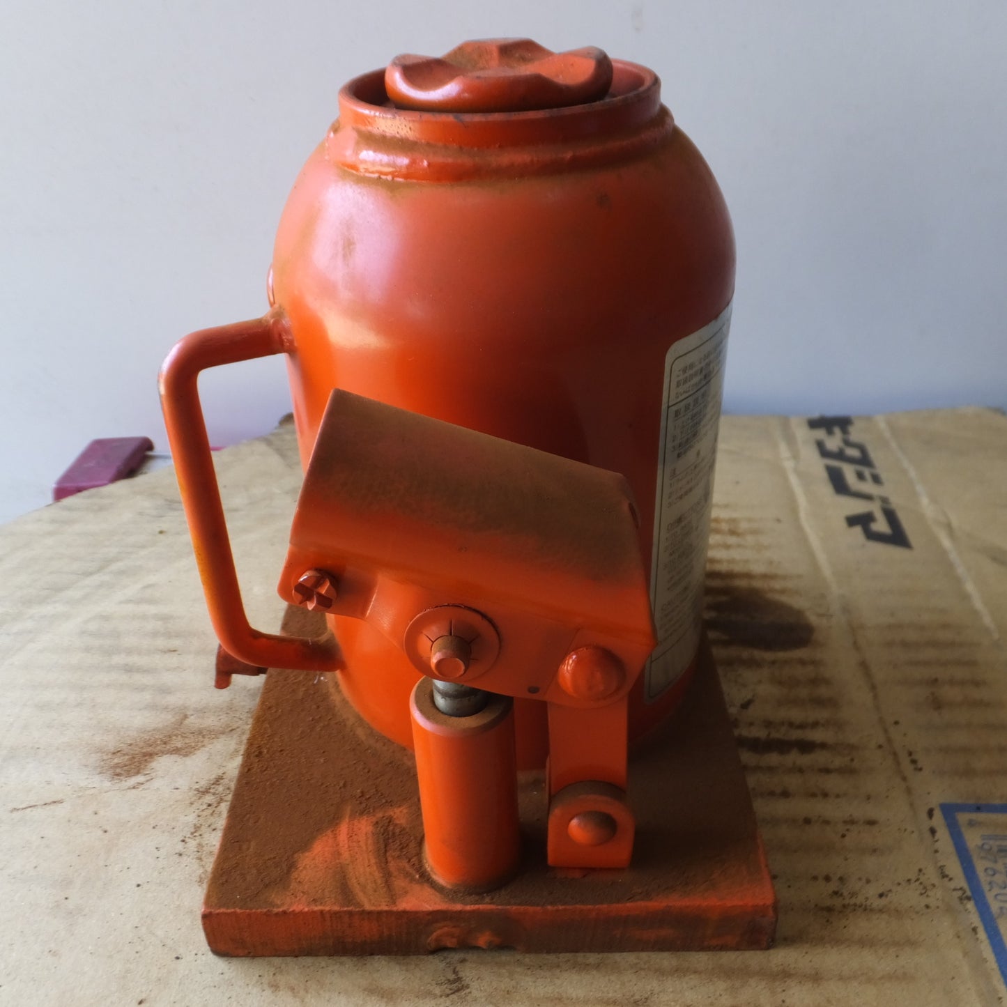 [送料無料] ◆マサダ 油圧ジャッキ HPD-10-2 工具 10TON 10ton 10トン 10000kg 油圧式 オイル だるま ダルマ 車載 自動車 点検 整備(2)◆