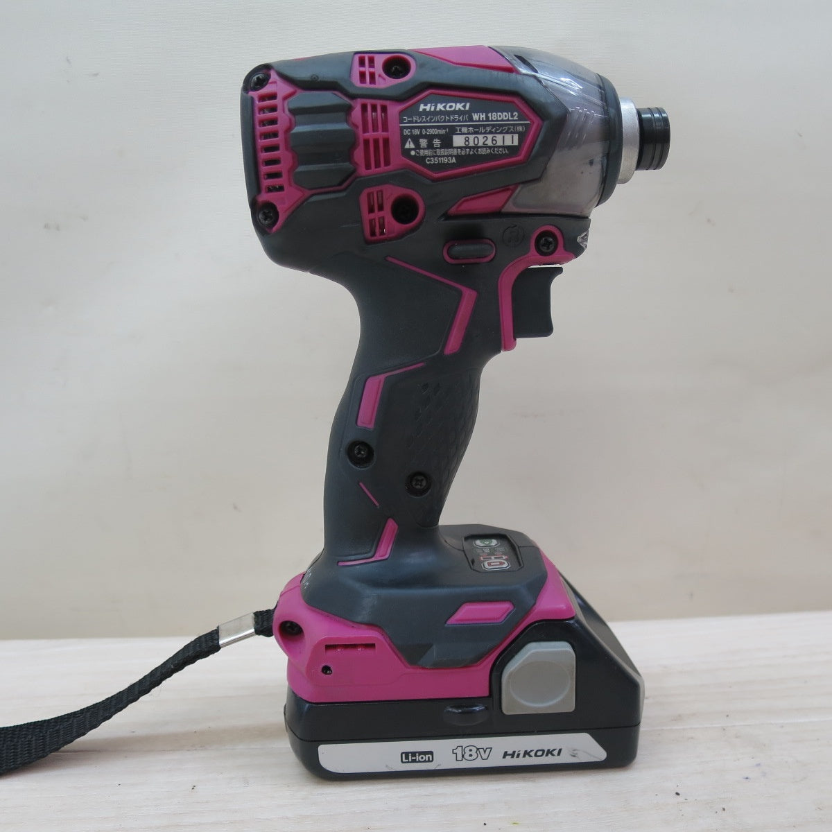 キレイ☆HIKOKI ハイコーキ コードレス インパクトドライバ WH18DDL2 電動 工具 充電式 18V☆