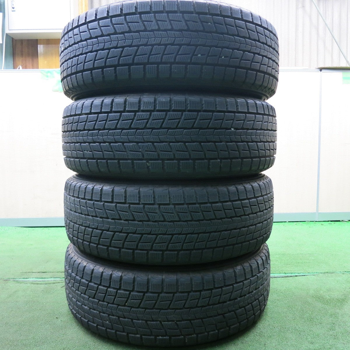 *送料無料* センサー付！バリ溝！9分★レクサス RX450h バージョンL 純正 235/55R20 スタッドレス ダンロップ ウインターマックス SJ8 PCD114.3/5H★4050507HAス