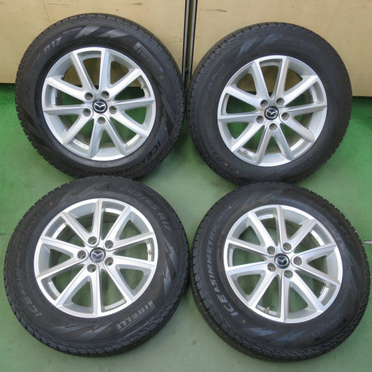 バリ溝！キレイ！8.5分◎マツダ アテンザ 純正 225/65R17 スタッドレス ピレリ アイスアシンメトリコ プラス 17インチ PCD114.3/5H◎6092506イス