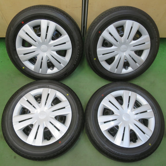 新車外し！26年★ダイハツ LA650S タント 純正 スチール 155/65R14 ブリヂストン エコピア EP150 14インチ PCD100/4H★6051907イノ