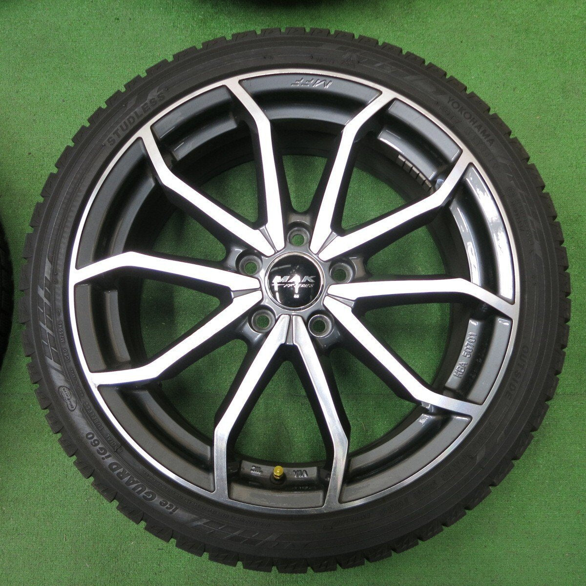 4本価格★ベンツ 等 MAK FF SERIES 225/40R18 スタッドレス ヨコハマ アイスガード iG60 18インチ PCD112/5H★4060503ナス