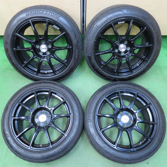[送料無料] 4本価格！22年★86 BRZ 等 SSR GTX01 205/50R17 ブリヂストン ポテンザ S007A 17インチ PCD100/5H★5020903IMノ