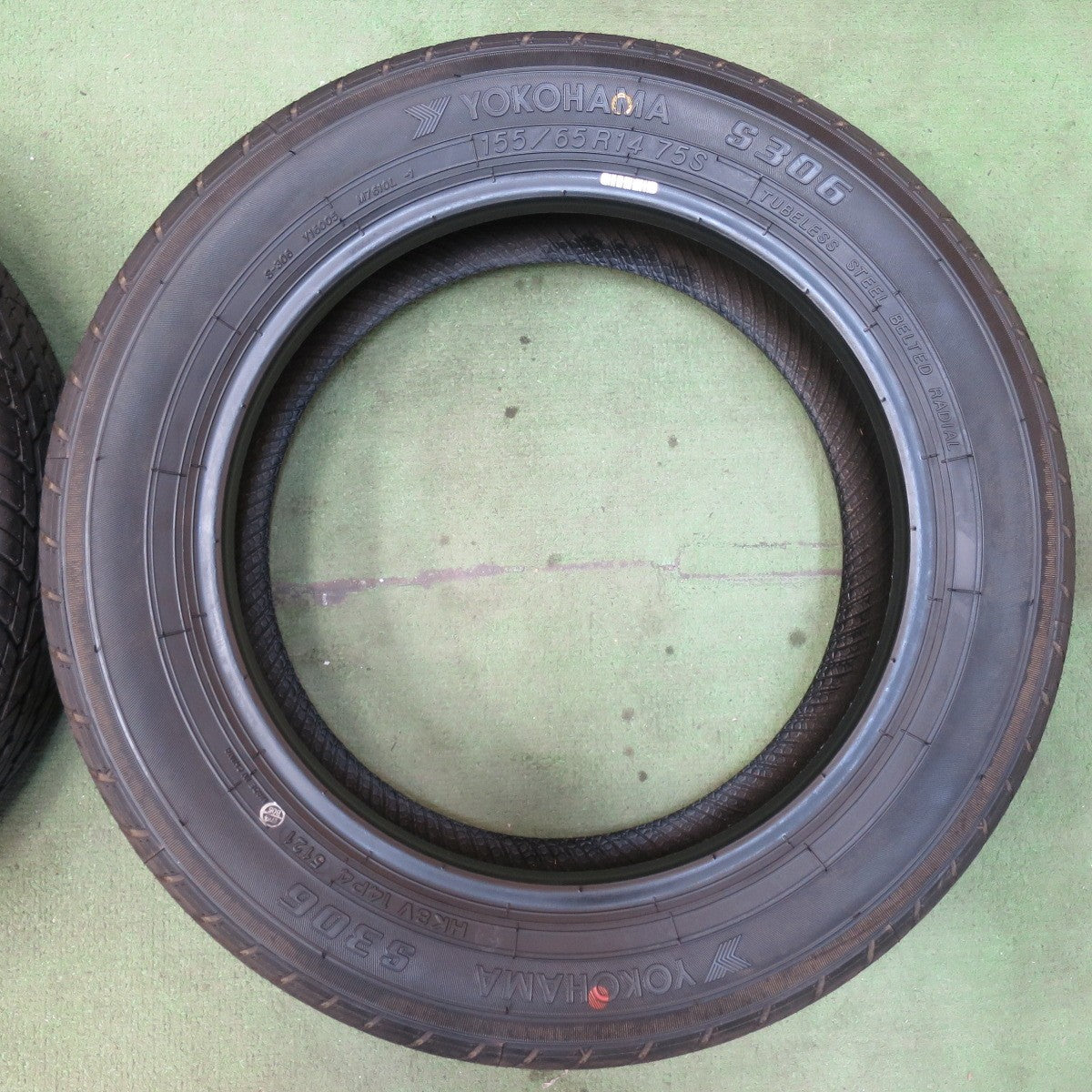 未使用！21年★155/65R14 ヨコハマ S306 タイヤ 14インチ スペーシア デイズ ルークス N-BOX 等★5112004イノタ