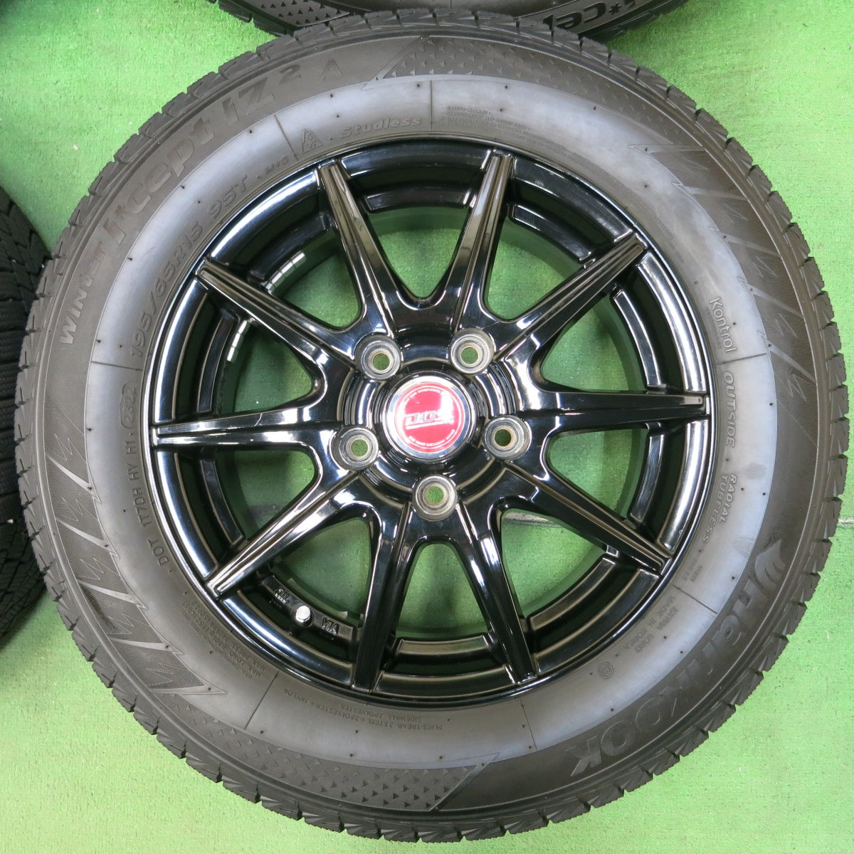 [送料無料] 4本価格！22年★スタッドレス 195/65R15 ハンコック ウインター アイセプト IZ2A D.O.S. DOS 15インチ PCD114.3/5H★4092605SYス
