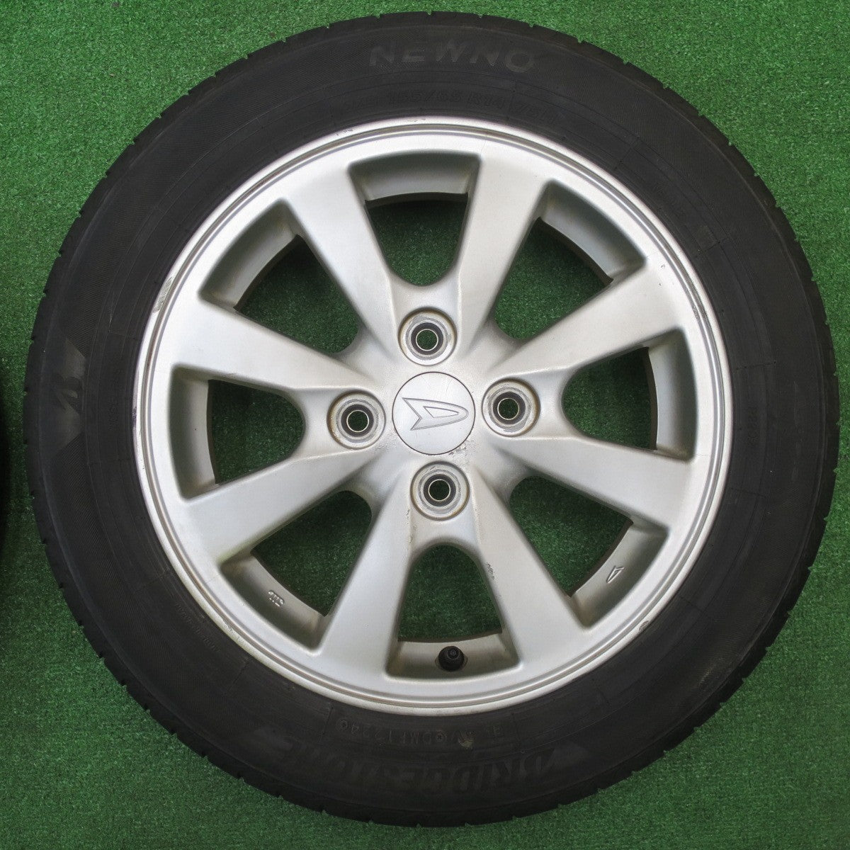 4本価格！24年★ダイハツ タント ムーヴ 等 純正 155/65R14 ブリヂストン NEWNO ニューノ 14インチ PCD100/4H★5110311NJノ