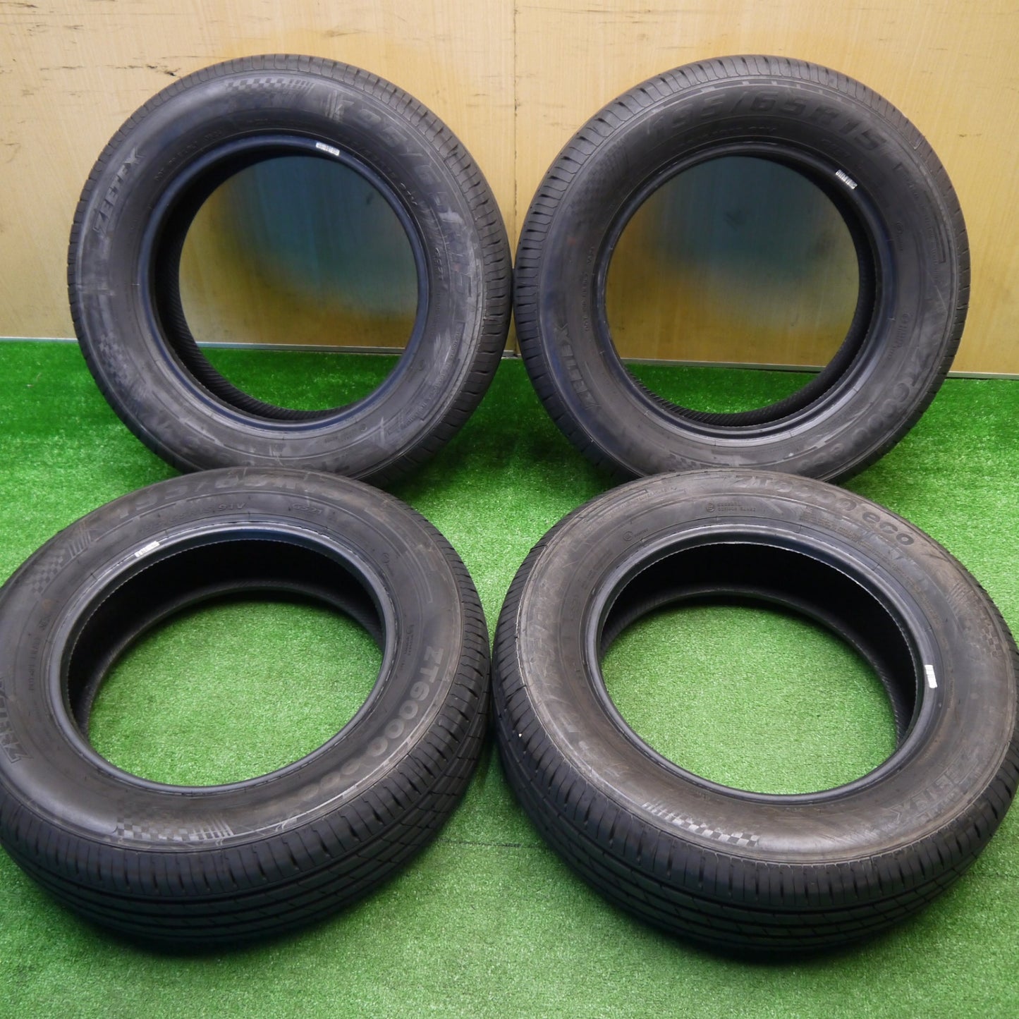 ほぼ未使用！24年★195/65R15 ジーテックス ZT6000 eco 15インチ タイヤ ノア プリウス セレナ ヴォクシー 等★5102901Hノタ