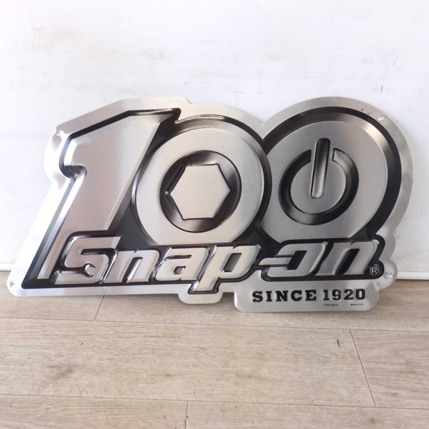 美品★スナップオン Snap-on 100周年記念 限定 看板 プレート 金属製★ [送料無料]