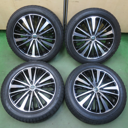 バリ溝！キレイ！9.5分◎632 LOXARNY TARKUS 225/50R18 スタッドレス トーヨー ウインター トランパス TX ロクサーニ タルカス 18インチ PCD114.3/5H◎6100501IMス
