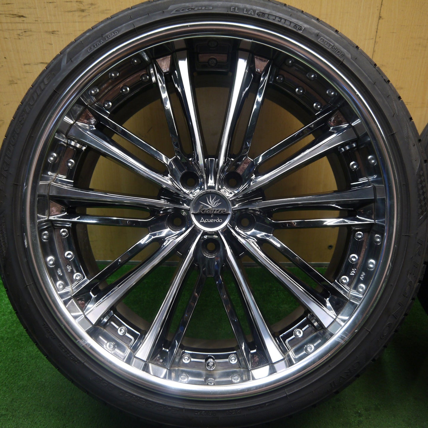 4本価格★kranze Acuerdo 245/35R20 ブリヂストン レグノ GRV2 クレンツェ アクエルド 20インチ PCD114.3/5H★5073005Hノ