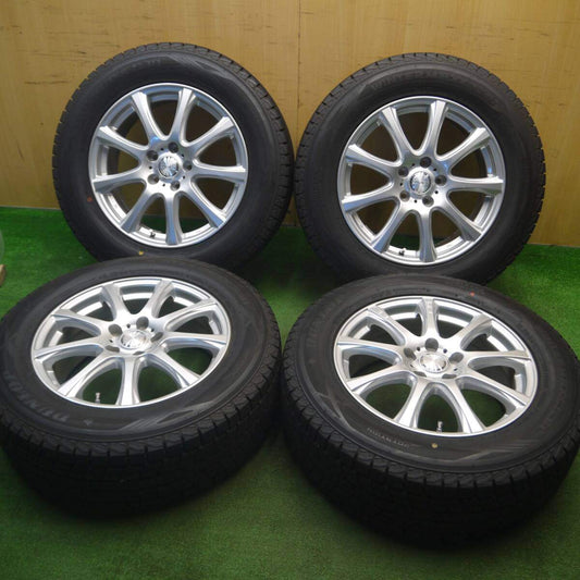 超バリ溝！21年！9.5分以上★スタッドレス 225/65R17 ダンロップ ウインターマックス SJ8 DUFACT デュファクト 17インチ PCD114.3/5H★5020711Hス