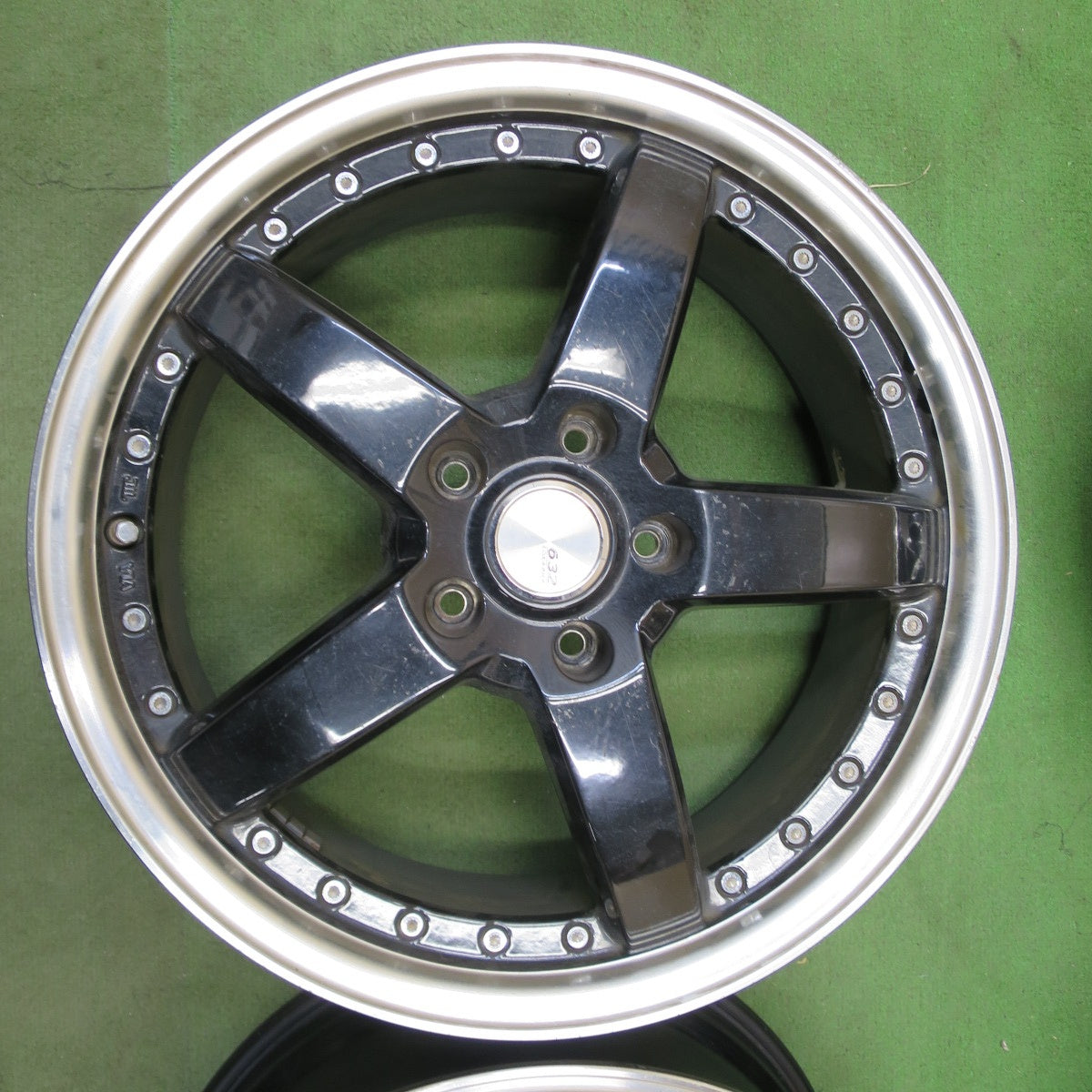 4本価格◎632 LOXARNY GRASTAR FIVE 18インチ ホイール ロクサーニ グラスター ファイブ 18×7J PCD114.3/5H◎6082403NGホ
