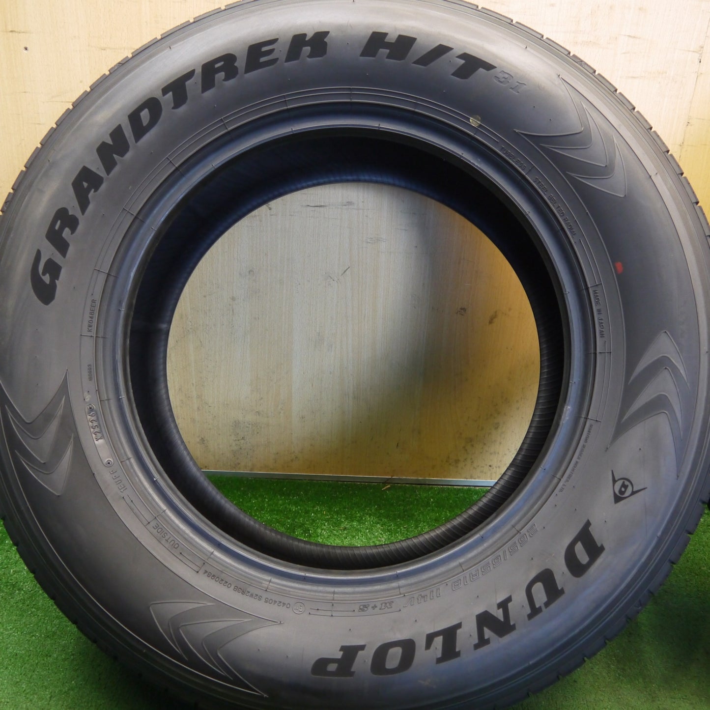 新車外し！26年◎265/65R18 ダンロップ グラントレック H/T 31 タイヤ 18インチ ランクル 250 300 等◎6080502Hノタ