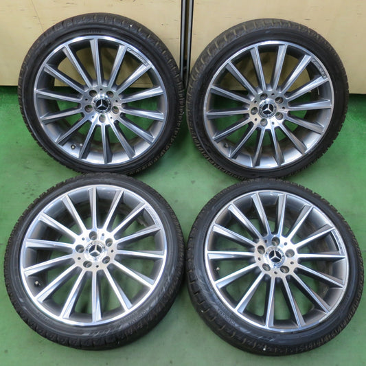 バリ溝！9分★ベンツ W205 Cクラス 純正 AMG 225/40R19 255/35R19 スタッドレス ヨコハマ アイスガード iG60 19インチ PCD112/5H★6030306イス