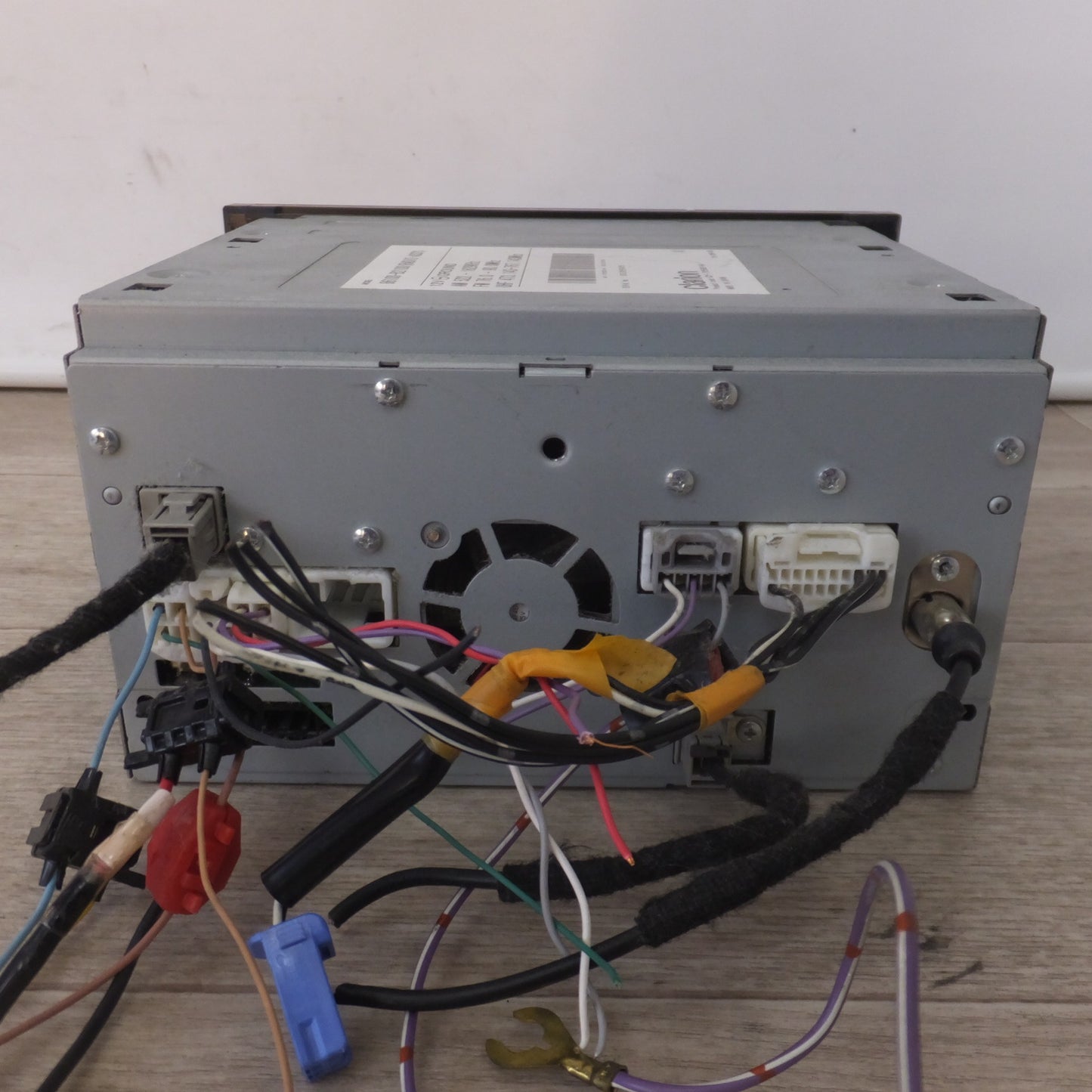 [送料無料] ★クラリオン製 ダイハツ 純正 カーナビ メモリーナビ QY-7058D-W 86100-B2100(44)★