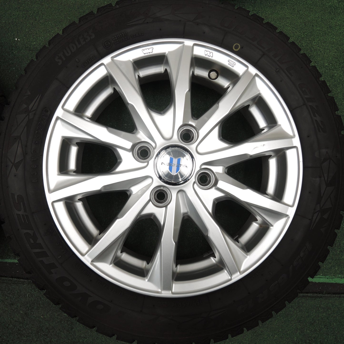 *送料無料* バリ溝！21年！キレイ！9分★スタッドレス 155/65R14 トーヨー オブザーブ GIZ2 NEXTA ネクスタ 14インチ PCD100/4H★4031309TNス