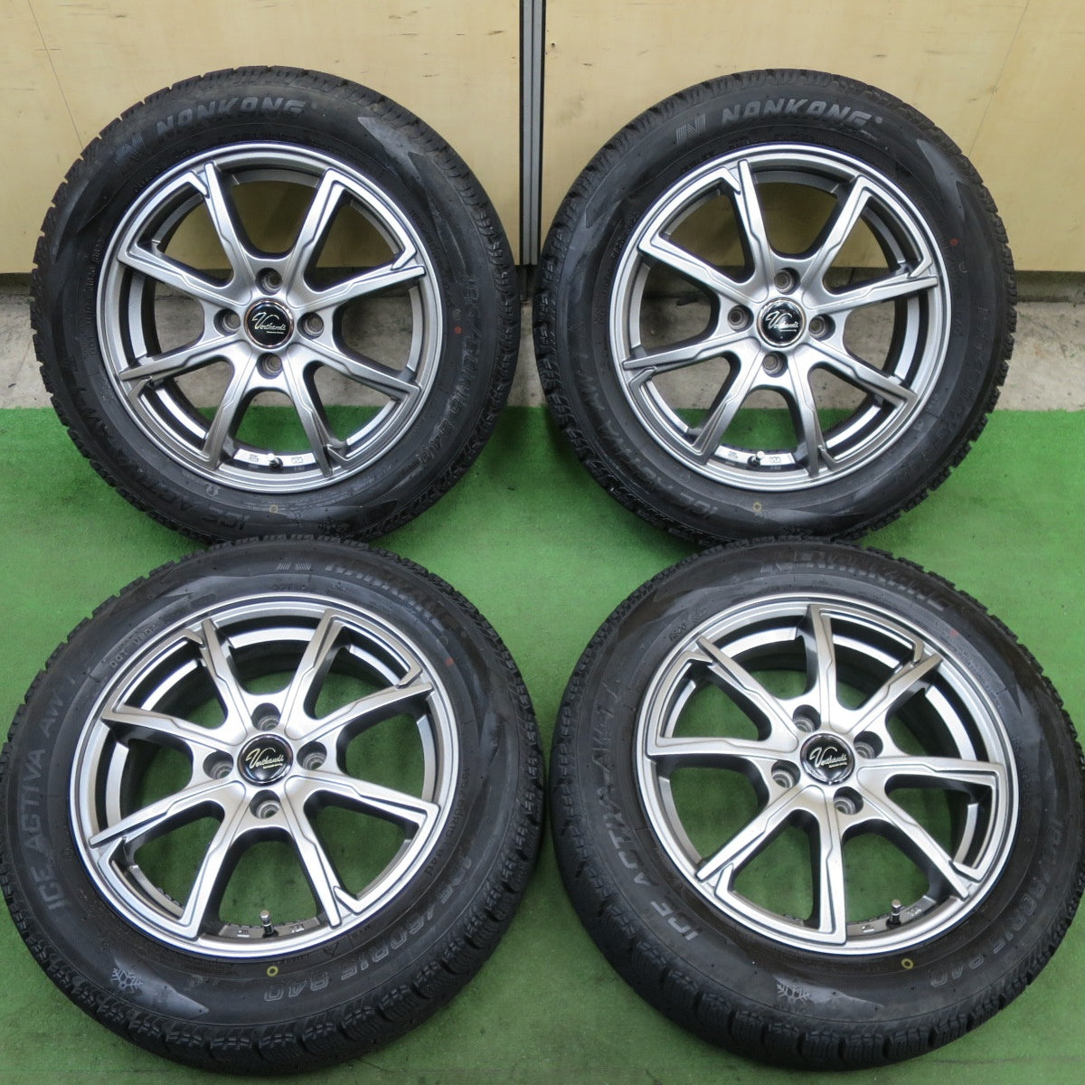 スタッドレスタイヤ ナンカン185 R 14 C4本セット中古 NANKANG スタッドレスタイヤ ナンカン185 R 14 C4本セット中古