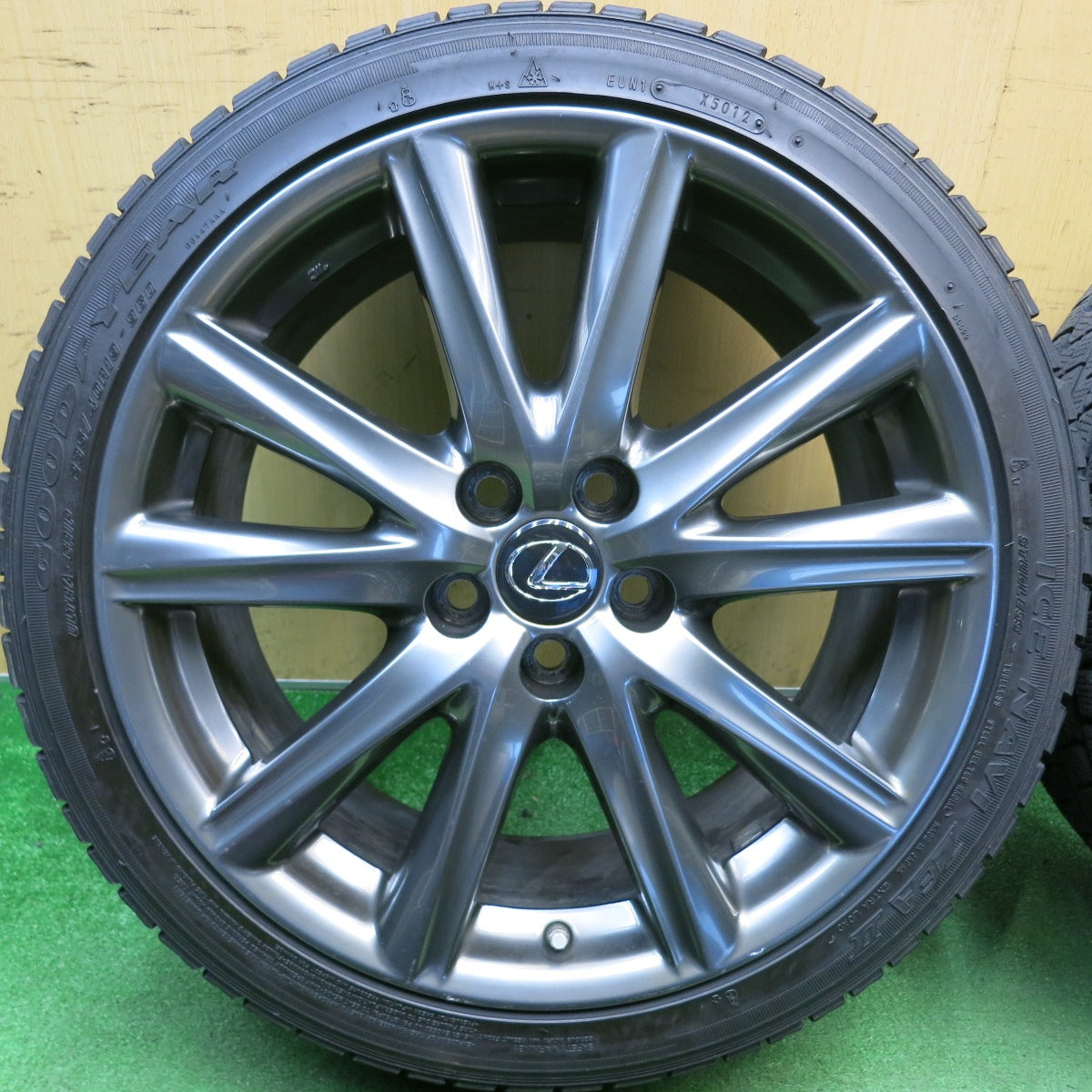 センサー付き★レクサス GS Fスポーツ 純正 235/40R19 265/35R19 スタッドレス グッドイヤー アイスナビ ZEA2 19インチ PCD114.3/5H★6050304HAス