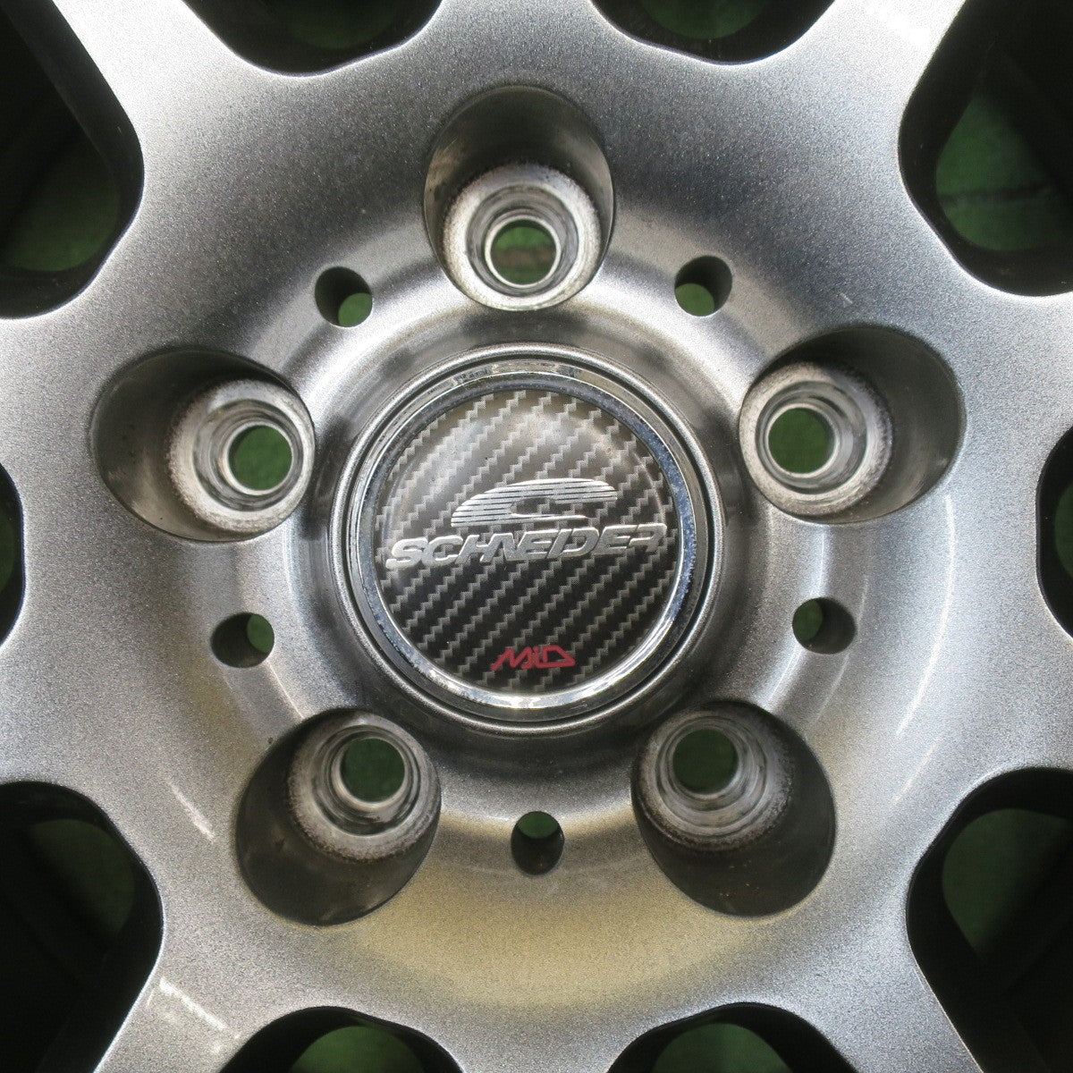バリ溝！22年！キレイ！9.5分◎スタッドレス 215/55R17 ヨコハマ アイスガード iG60 SCHNEIDER MiD シュナイダー 17インチ PCD114.3/5H◎6072002NJス