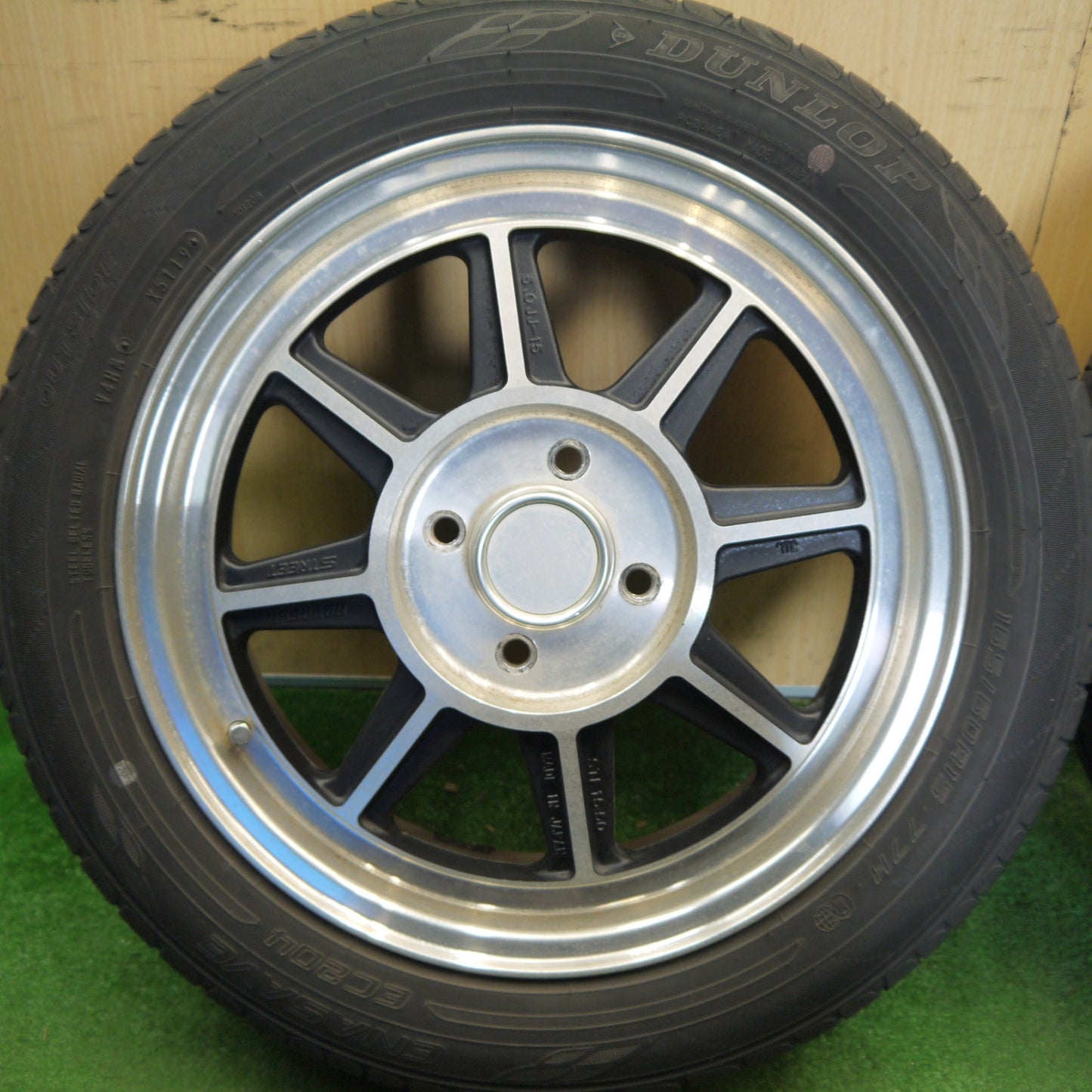 4本価格★ハヤシ Racing HAYASHI STREET 165/60R15 ダンロップ エナセーブ EC204 ストリート レーシング 15インチ PCD100/4H★6042802Hノ