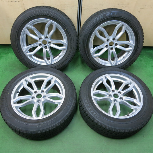 [送料無料] バリ溝！キレイ！8.5分★BMW 等 AGA WELT ヴェルト 225/60R18 スタッドレス ブリヂストン ブリザック RFT 18インチ PCD112/5H★4100209SYス