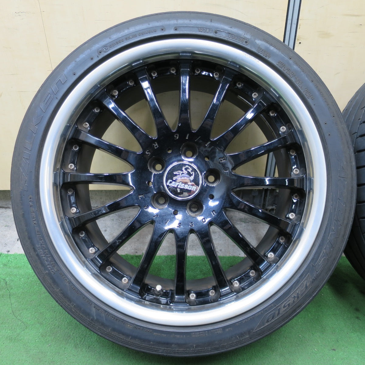 4本価格！24年★Carlsson CR 1/16 RS 245/40R19 ファルケン アゼニス FK510 FK520 カールソン 19インチ PCD114.3/5H★6032102ナノ
