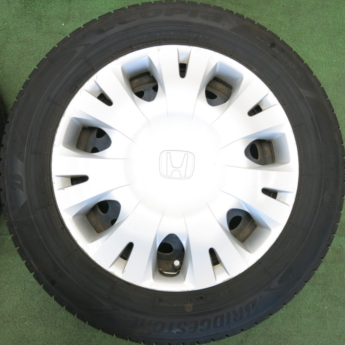バリ溝！23年！9分★ホンダ フィット 純正 スチール 175/65R14 ブリヂストン エコピア NH200C 14インチ PCD100/4H★6053102HAノ
