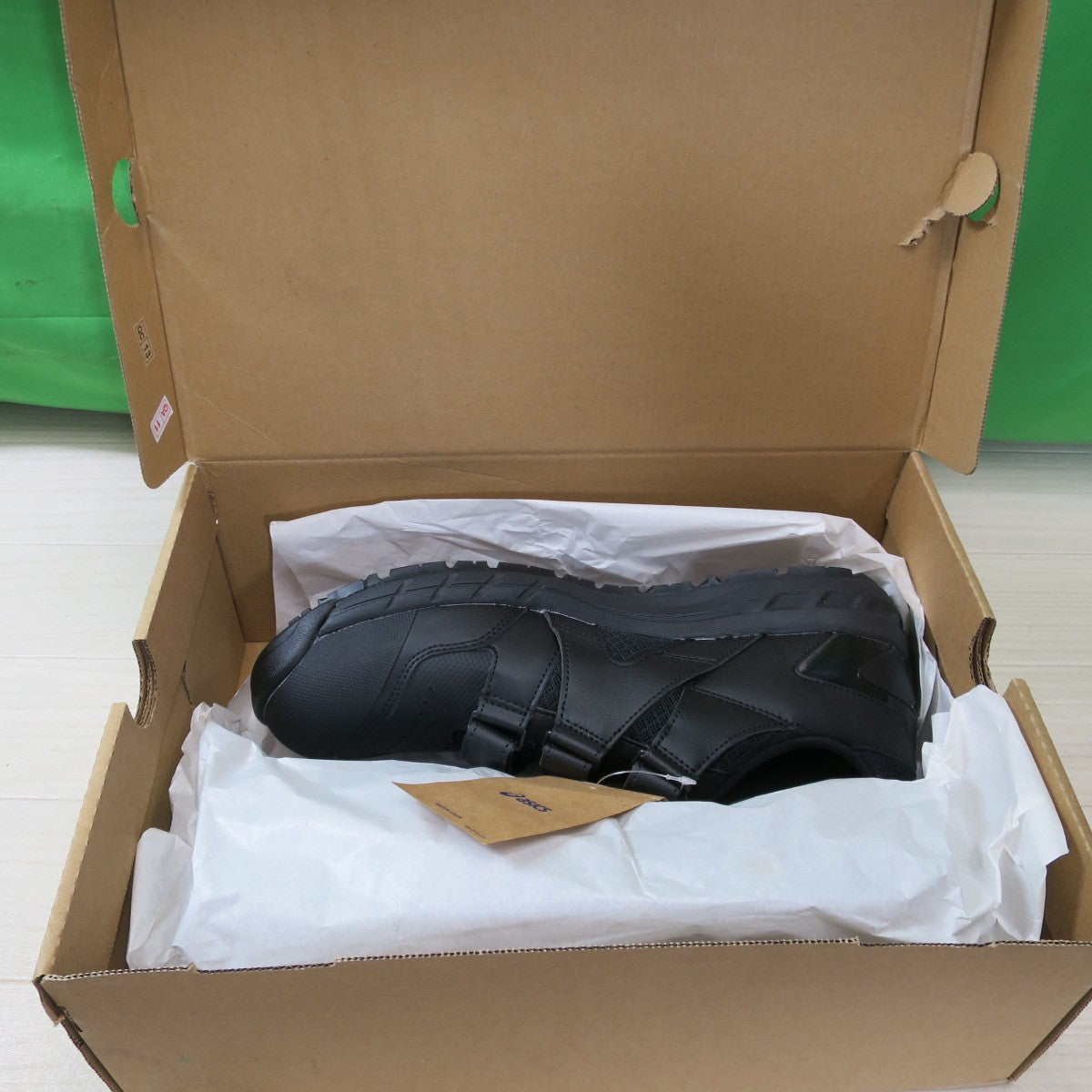 [送料無料] 未使用☆アシックス 安全靴 プロ スニーカー ウィンジョブ 28.0cm ブラック/ホワイト WINJOB CP112 ASICS☆