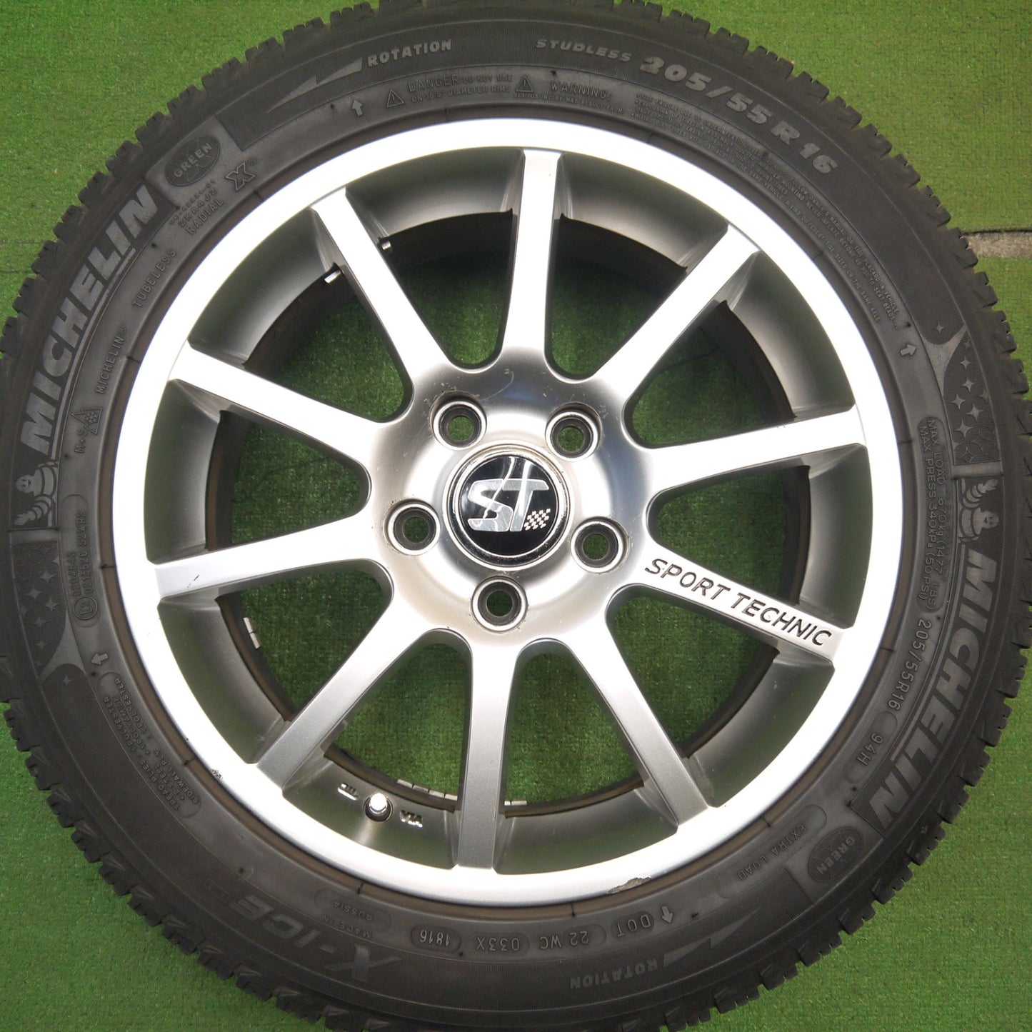 4本価格★ワーゲン ゴルフ 等 SPORT TECHNIC 205/55R16 スタッドレス ミシュラン X-ICE XI3 スポーツテクニック 16インチ PCD112/5H★5042508Hス
