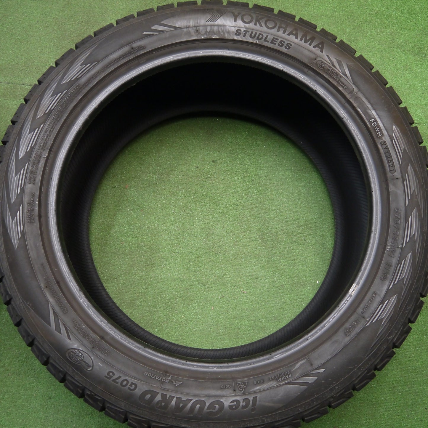 バリ溝！9.5分★スタッドレス 275/50R21 ヨコハマ アイスガード G075 タイヤ 21インチ レクサス LX ランクル ランドローバー レンジローバー 等★6013007Hス