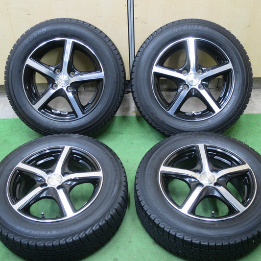 バリ溝！キレイ！9.5分★スタッドレス 165/70R14 ヨコハマ アイスガード iG30 EuroSpeed MANARAY SPORT 14インチ マナレイ PCD100/4H★5051702TTス