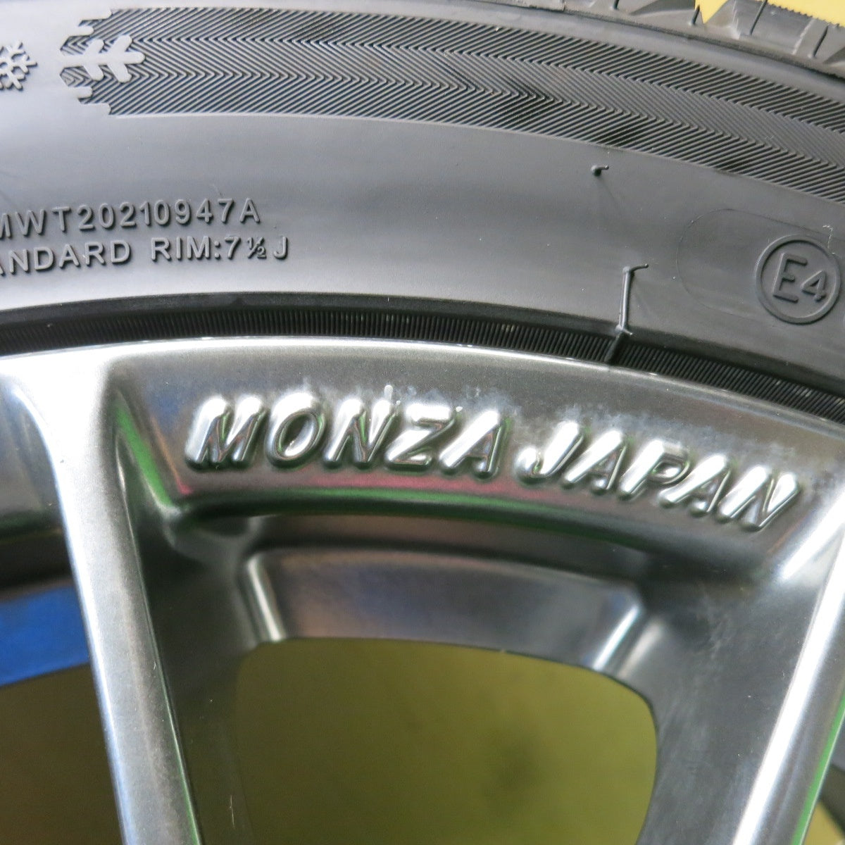 ほぼ未使用！24年★レガシィ 等 225/45R18 スタッドレス グリップマックス GRIP ICE X Warwic Euro Mesh ワーウィック ユーロメッシュ 18インチ PCD100/5H★5102308HAス