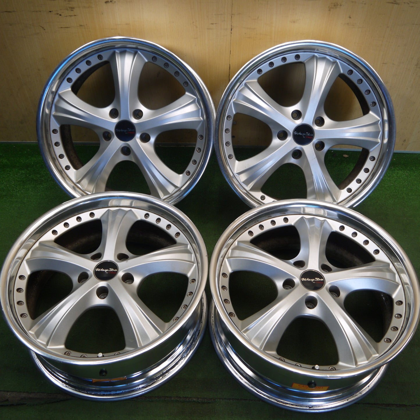 4本価格★WayDo TRD 18インチ ホイール 18×7.5J PCD114.3/5H★6061911Hホ