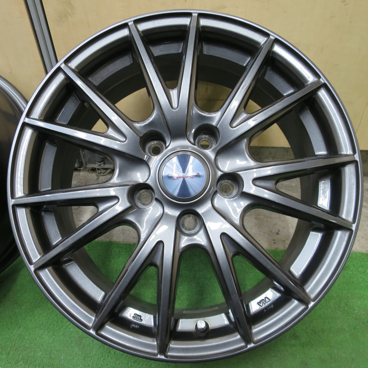 4本価格★VELVA SPORT ヴェルヴァ スポーツ 16インチ ホイール 16×6.5J PCD114.3/5H★6022002NGホ
